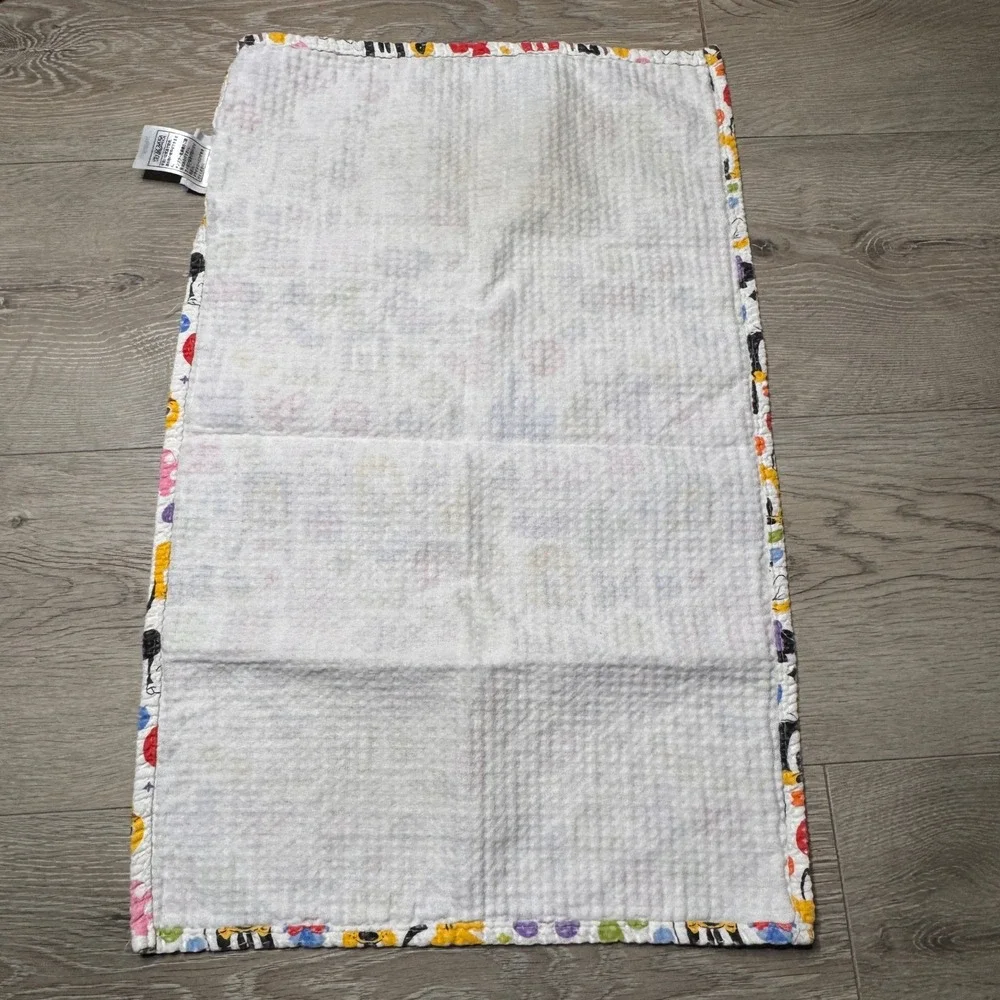 Disney‎ Parks Mickey & Friends All Over Print Cotton Hand Towel Multicolor